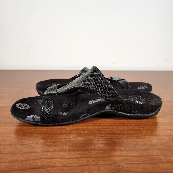 Orthaheel Molly Orthotic Slide Sandals Womens Size 11 EUR 42 Black - Picture 7 of 11